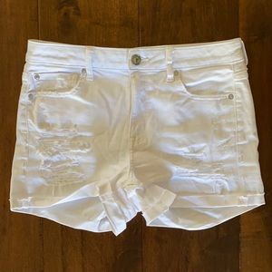 American eagle white Jean shorts